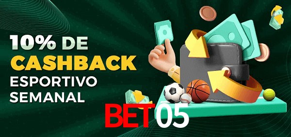 10% de bônus de cashback na bet05